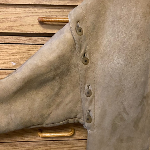 Fendi vintage coat leather & sheepskin medium - Picture 5 of 16